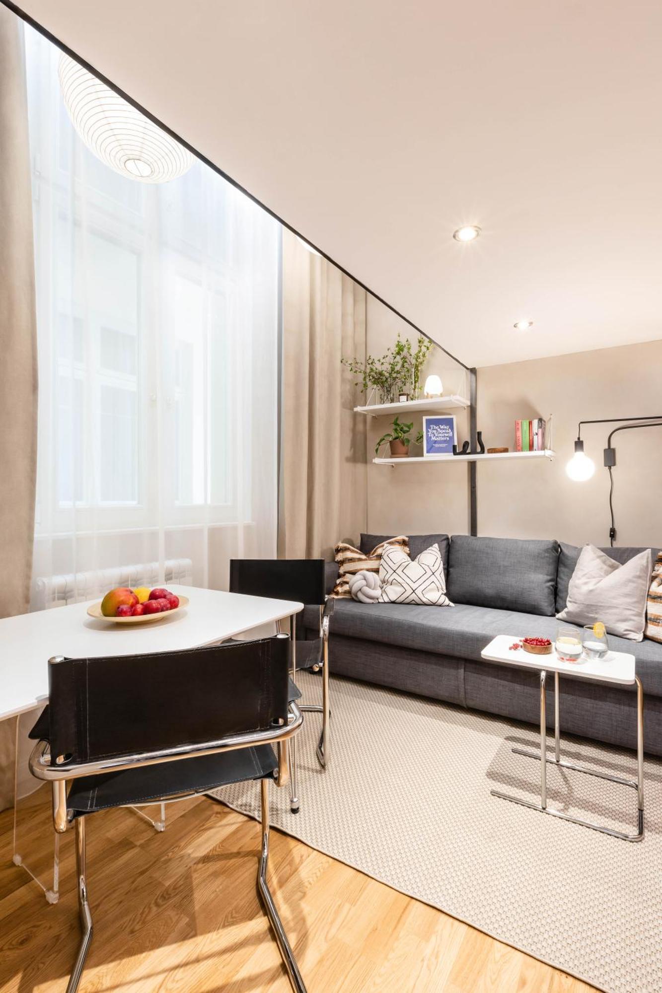 Turnkey I Charles Square Apartments Prag Oda fotoğraf