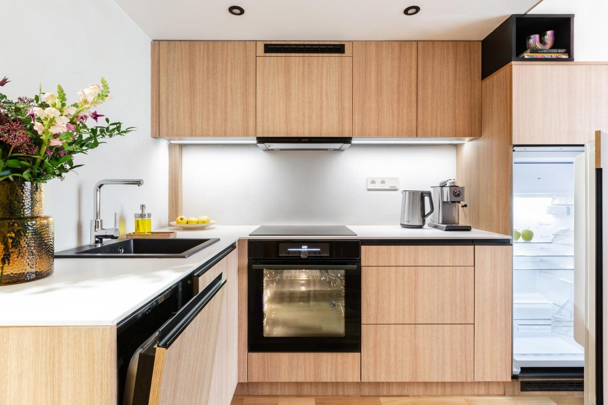 Turnkey I Charles Square Apartments Prag Oda fotoğraf